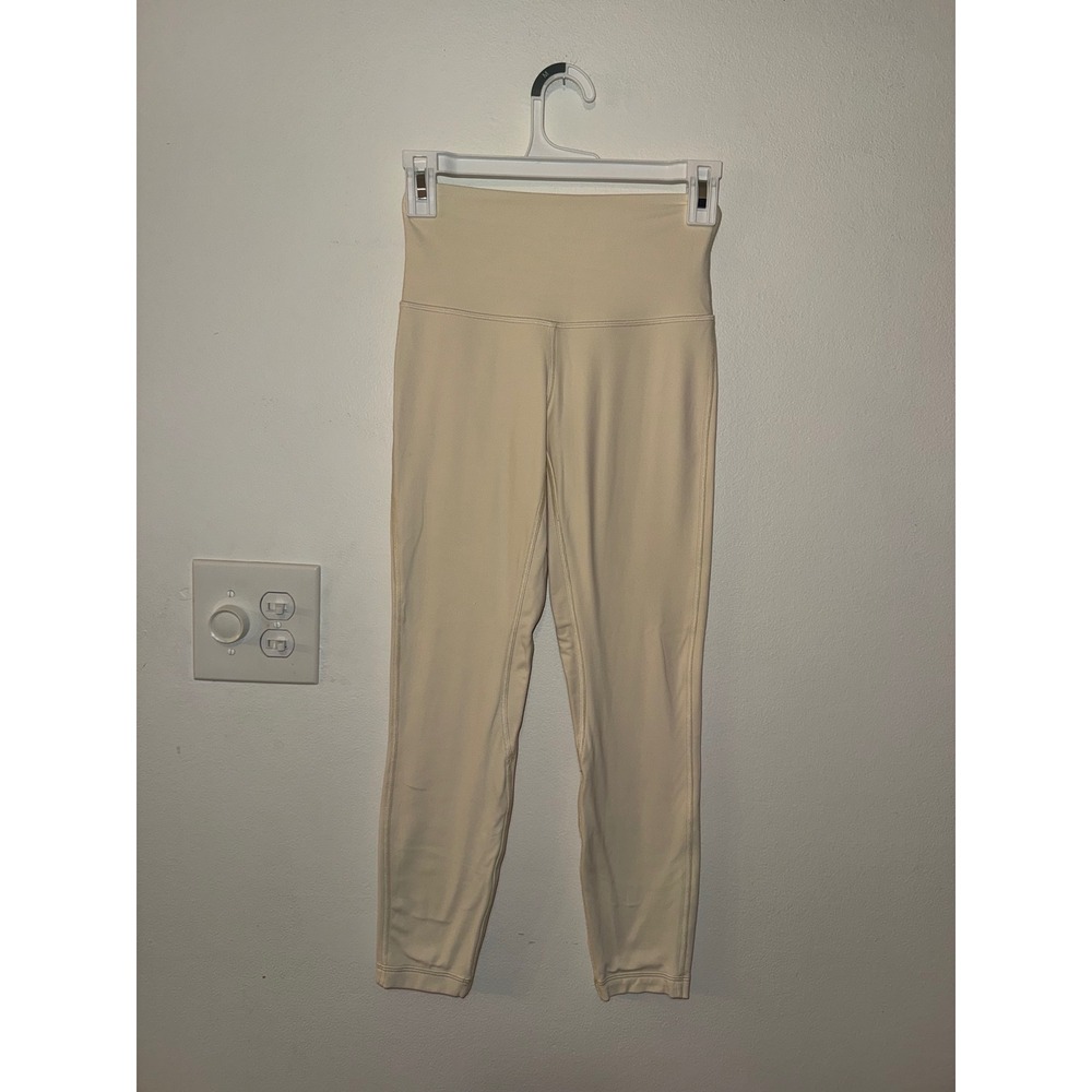 Lululemon Align Pant 25" Size 4 Buttercream